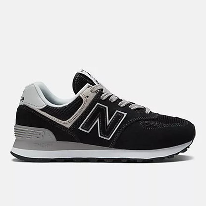 New Balance Women's 574 Classic Sneakers- Black/White