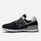 New Balance Women's 574 Classic Sneakers- Black/White