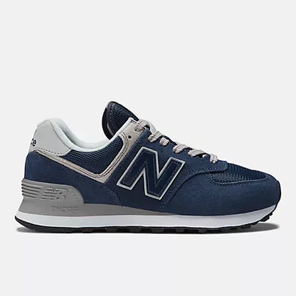 New Balance Men's 574 Classic Sneakers- Blue/White