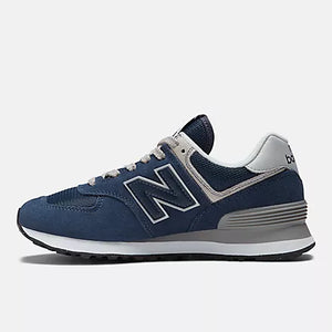 New Balance Men's 574 Classic Sneakers- Blue/White