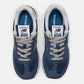 New Balance Men's 574 Classic Sneakers- Blue/White