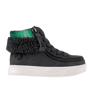 Billy Footwear High Tops 5 Little Kids Billy Footwear - Charcoal BILLY Cuff
