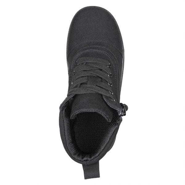 Billy Footwear High Tops Billy Footwear - Black to the floor Billy XDR Short Wrap High Top - Extra Wide