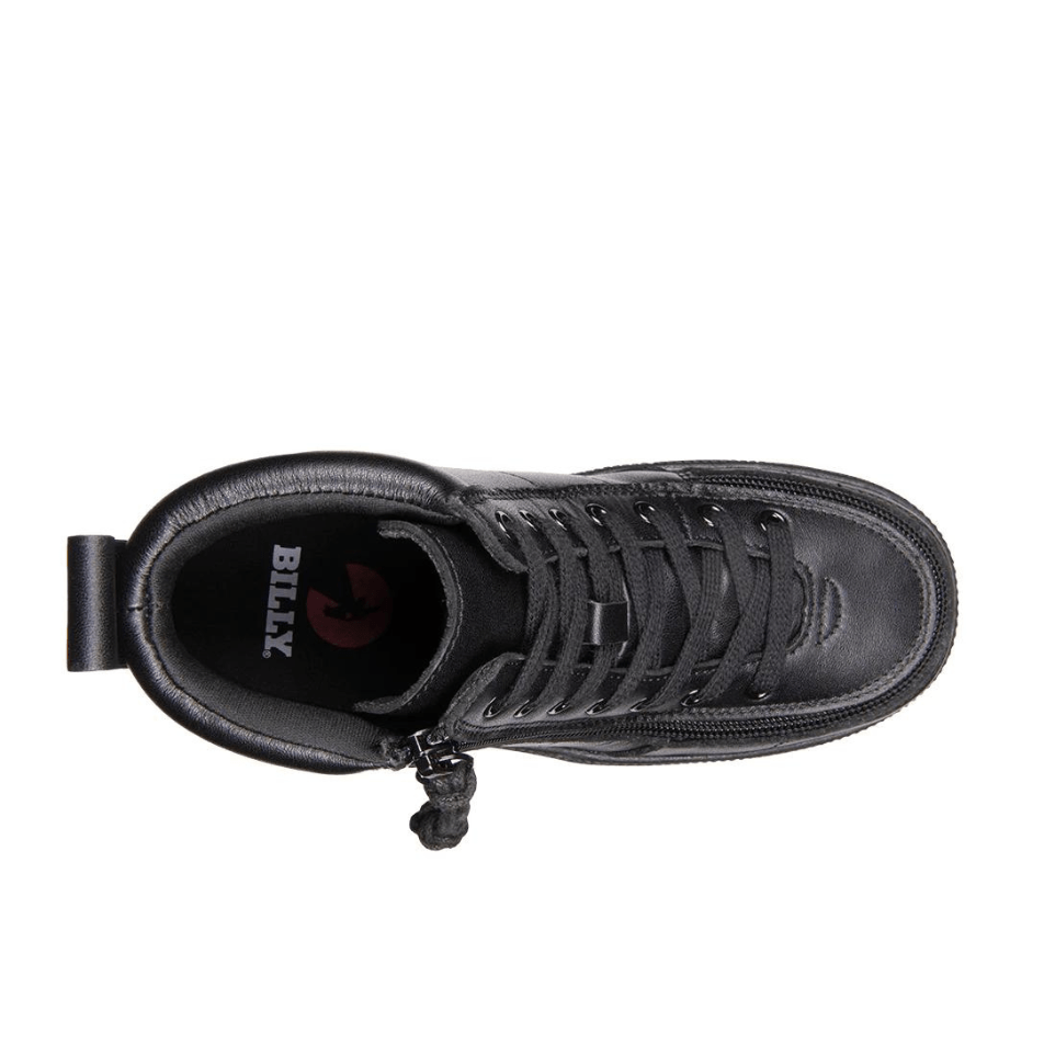 Billy Footwear High Tops Billy Footwear - Black to the Floor Leather BILLY Classic Lace