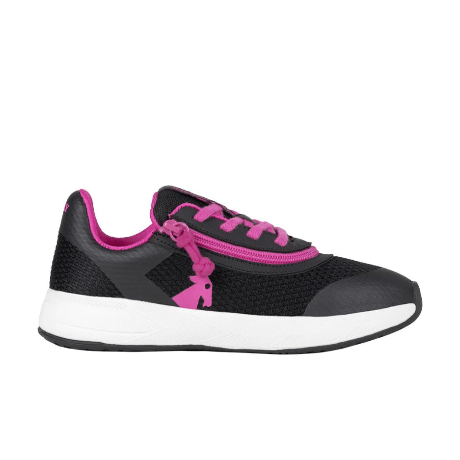 Pink and black shoes on sale