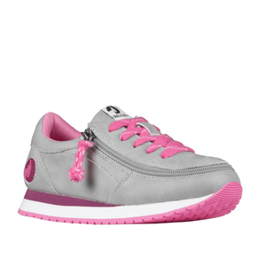 Billy Footwear Shoes 5 Little Kids Footwear - Grey/Fuchsia BILLY Jogger