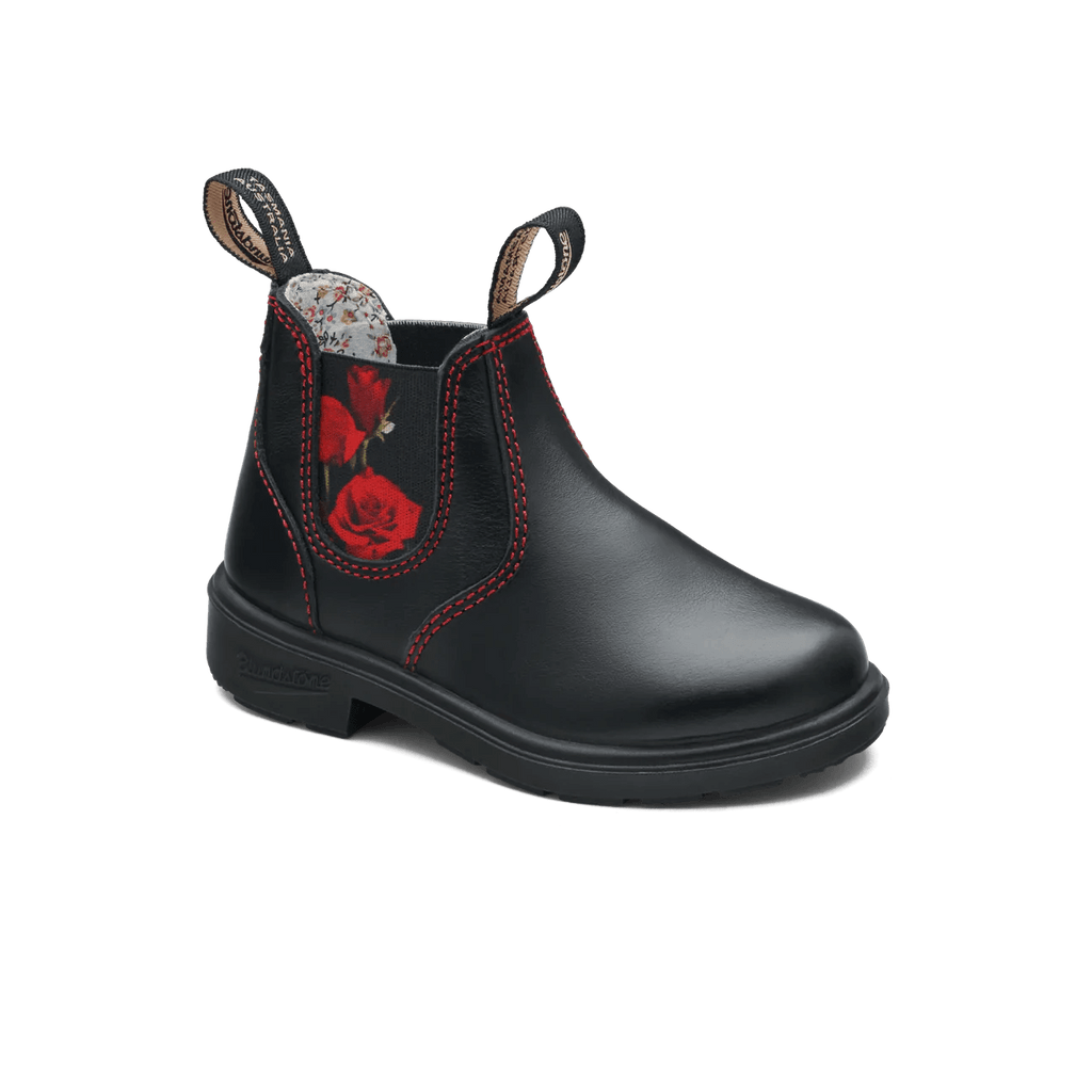 Blundstone boots 7 Little Kids Blundstone Kids 2252 - Black/Red Rose