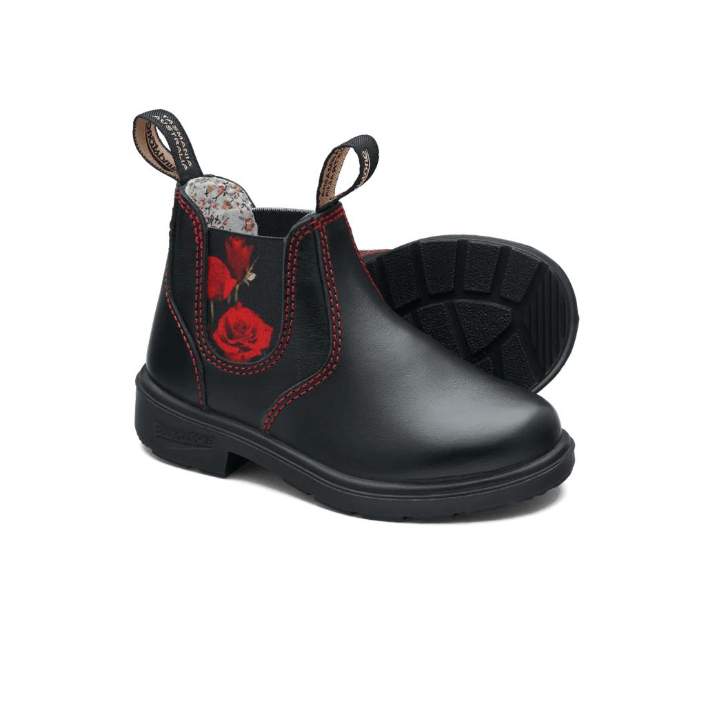 Blundstone boots Blundstone Kids 2252 - Black/Red Rose