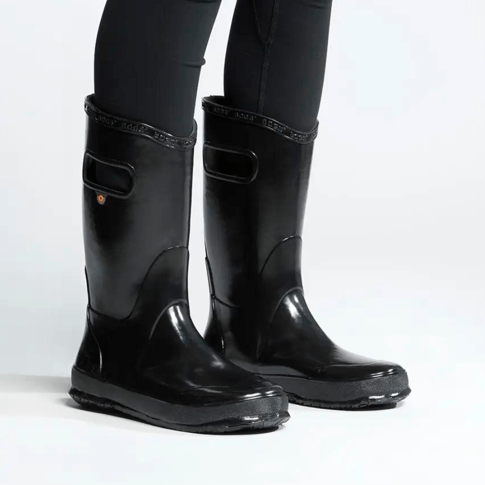 Bogs Rain Boots Bogs Solid Black Rainboot - black