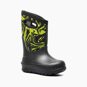 Bogs Winter Boots 7 Little Kids Bogs Big Kids K Neoclassic Spoky - Black Multi