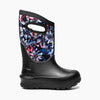 Bogs Winter Boots Bogs Big Kids K Neoclassic Real Flower - Black Multi
