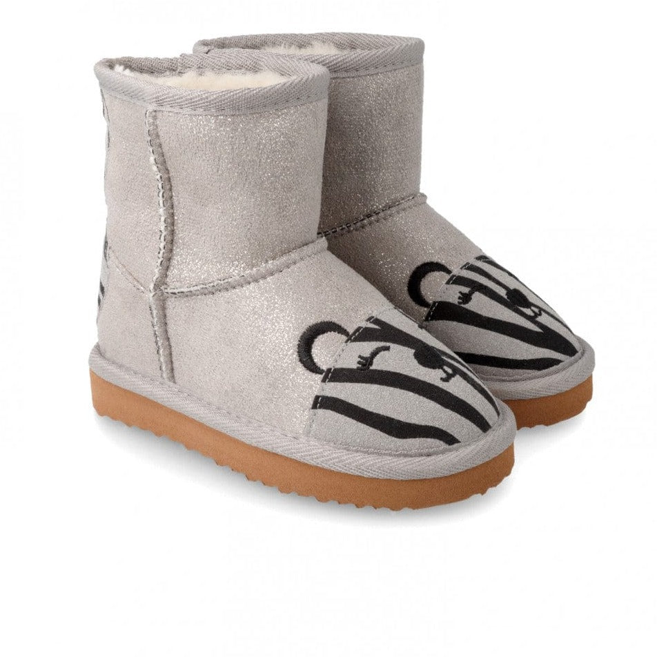 GaraTia Winter Vintage Boot Slippers Arctic Solid