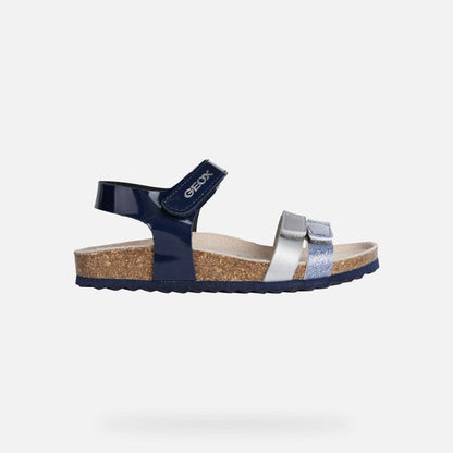 GEOX Sandals GEOX Girls J Adriel Navy/Silver