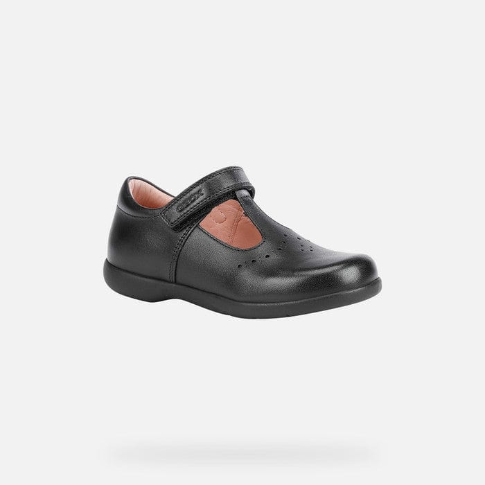GEOX School/Uniform Shoes 30 EU GEOX Naimara T-strap School Shoes Black