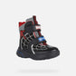 GEOX Sneaker 24 EU GEOX Boys Sveggen B ABX - Black/Red