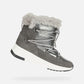 GEOX Women GEOX Women D Falena Dark Grey Leather Winter Boot