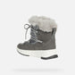 GEOX Women GEOX Women D Falena Dark Grey Leather Winter Boot