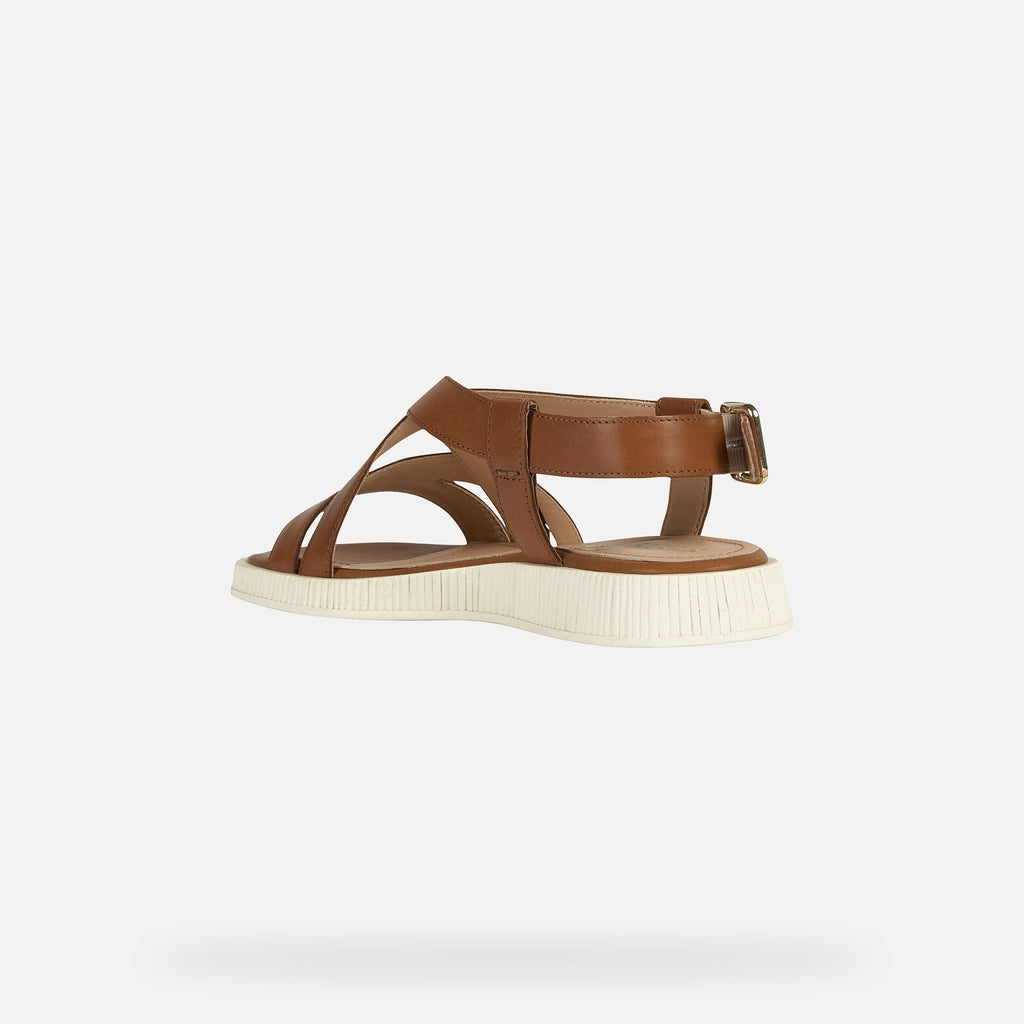GEOX Women GEOX Women D Taormina Sandal Cognac
