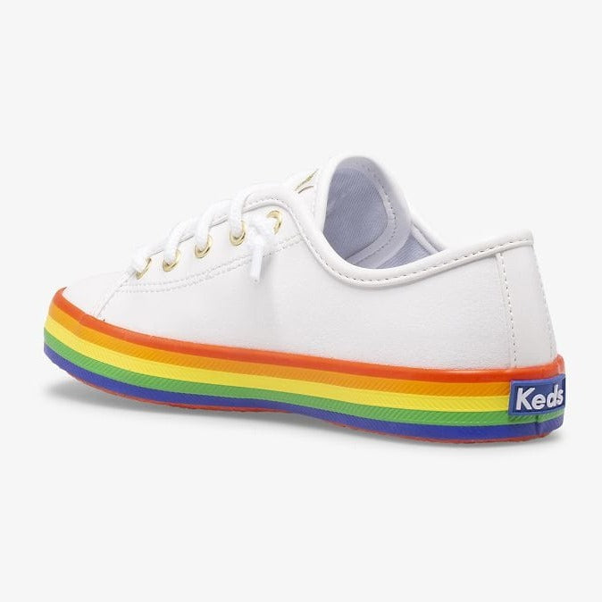 Keds Sneaker Keds Kickstart Seasonal White Rainbow