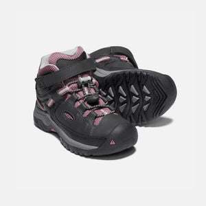 Keen hiking boots Keen Targhee Mid Waterproof Y-RAV - Raven Tulipwood