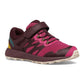 Merrell 10.5 Little Kids Merrell Big Kid's Nova 2 Sneaker - Fuchsia