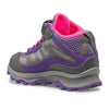 Merrell hiking boots Merrell Big Kid's Moab FST Mid A/C Waterproof Boot Grey/Pink/Purple