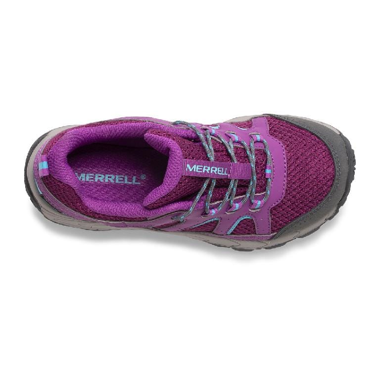 Merrell Hiking Shoes Merrell Kid's Oakcreek Low Lace Waterproof Purple/Blue