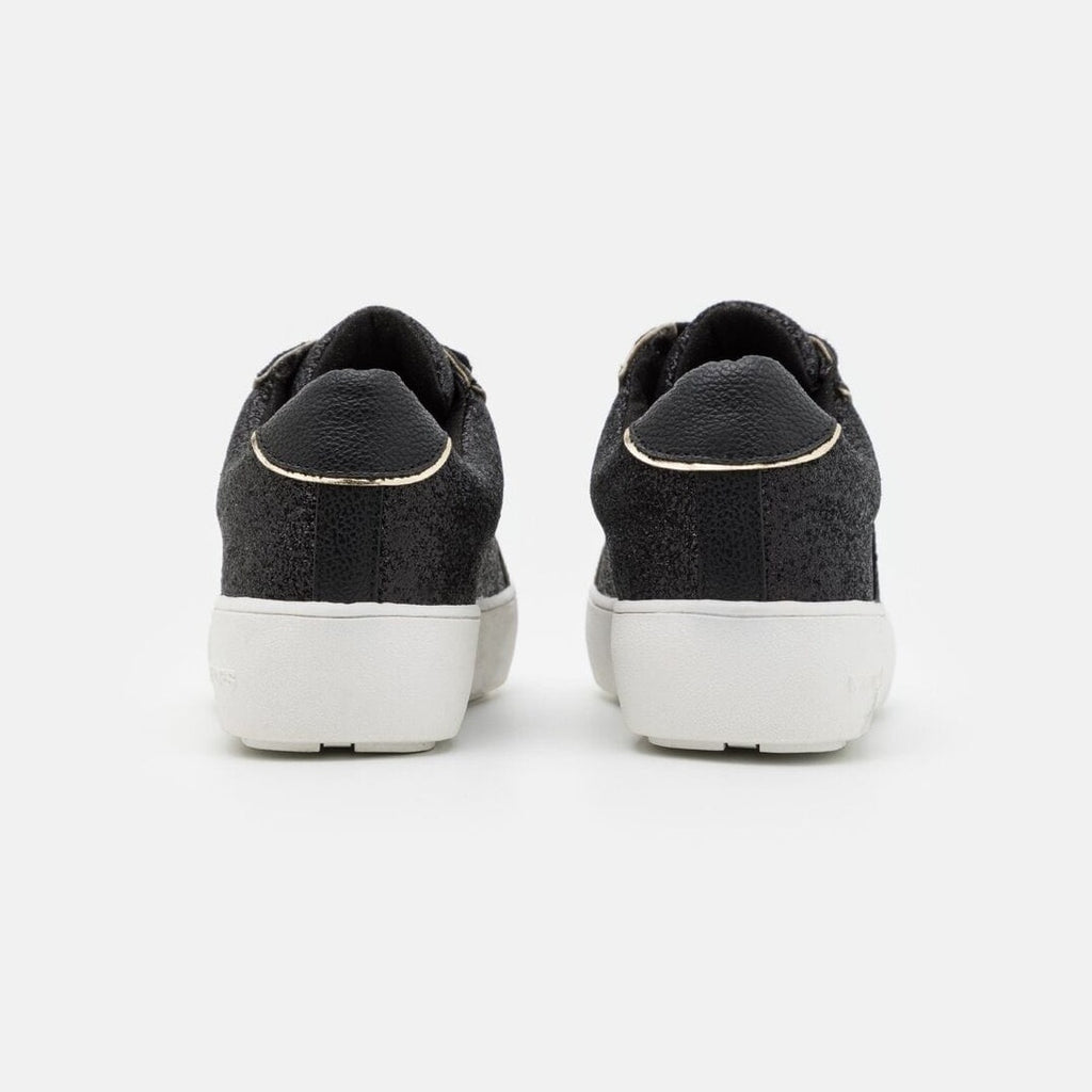 Michael Kors Runners Michael Kors Jordana Poppy Black Sparkle Runner - Black / Gold