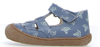 Naturino First Step Sandals Naturino Mini - WAD - Paper Boat Mono Celeste
