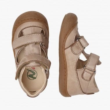 Naturino Sandals Naturino Puffy - Taupe leather