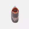 New Balance First Step Shoes New Balance NEW-B Hook & Loop - Grey with shadow grey and poppy
