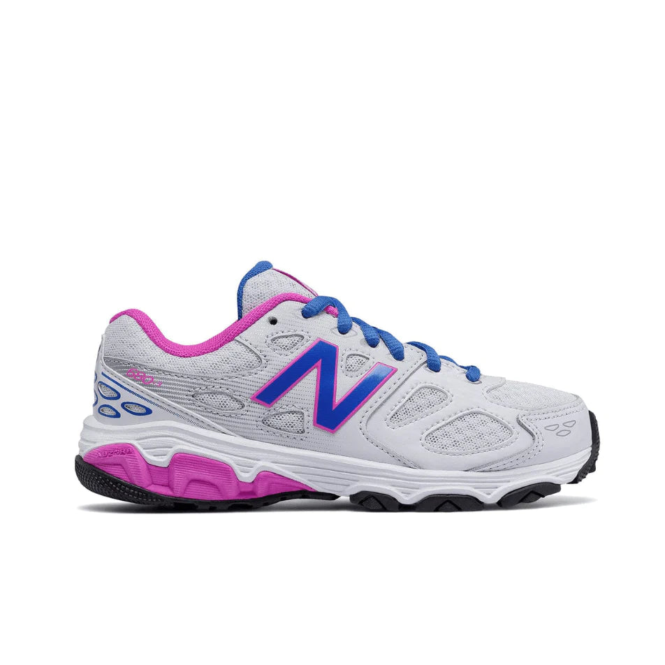 New Balance Trainer New Balance KR680FBY Mid Mesh Tennis Shoe - White/Pink