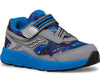 Saucony Shoes 7 Little Kids Saucony Little Kids' Ride 10 Jr. Sneaker - Grey/Blue/Space