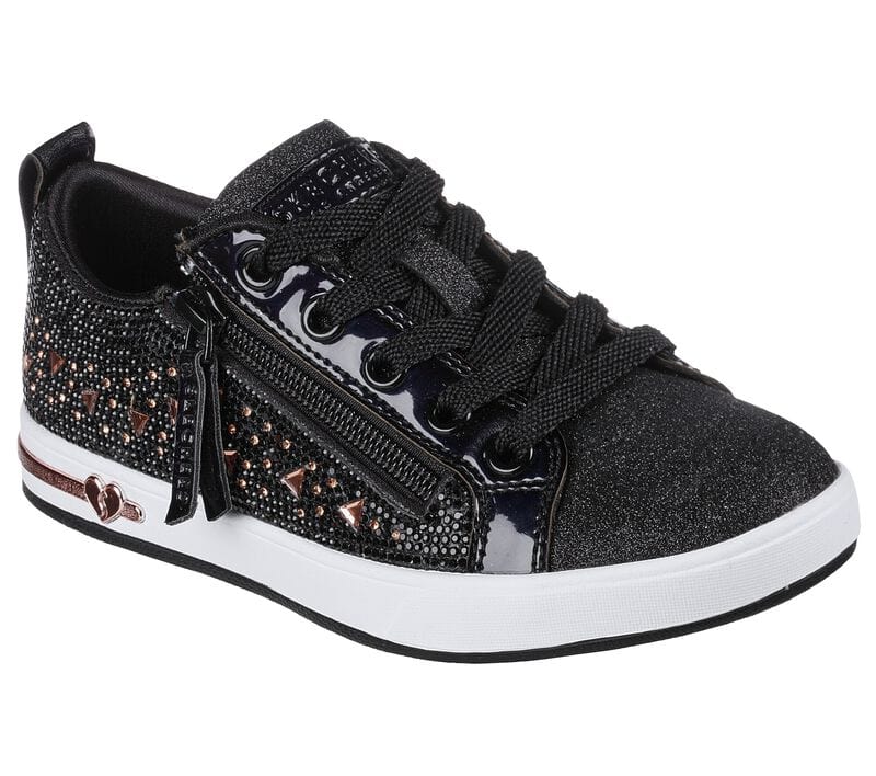 Skechers Sneaker 10 Little Kids Skechers Shoutouts Deluxe Shine - Black