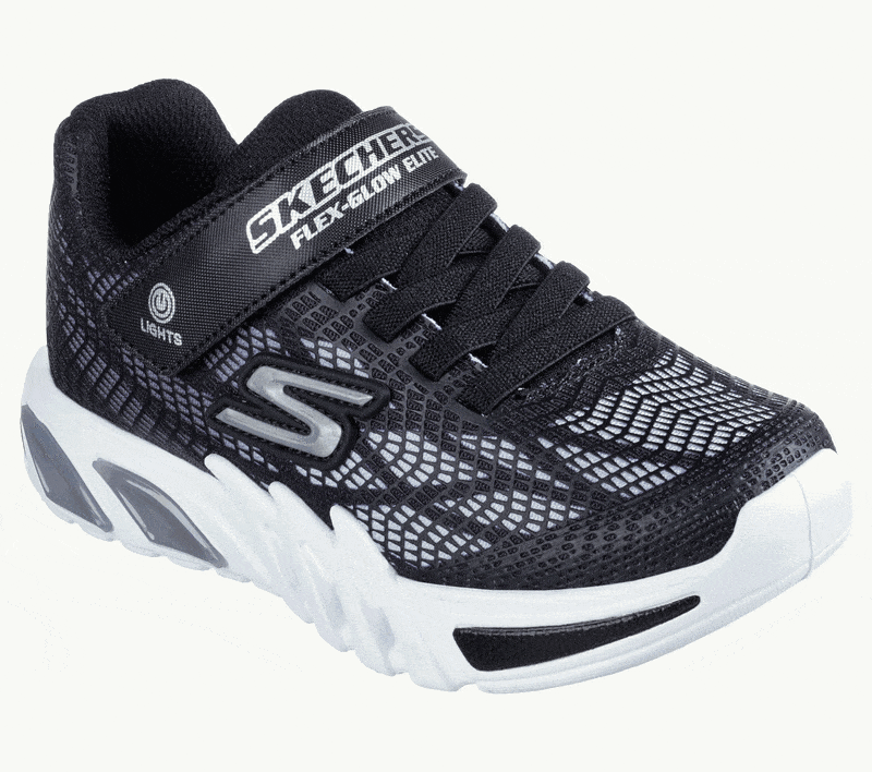 Skechers Sneaker Skechers Flex Glow Elite Vorlo - Black/Silver