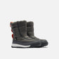 Sorel Winter Boots 1 Big Kids Sorel Youth Whitney II Puffy MID WP Winter Boots Quarry/Sea Salt