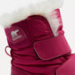 Sorel Winter Boots Sorel Childrens Whitney II Strap WP Cactus Pink/Black