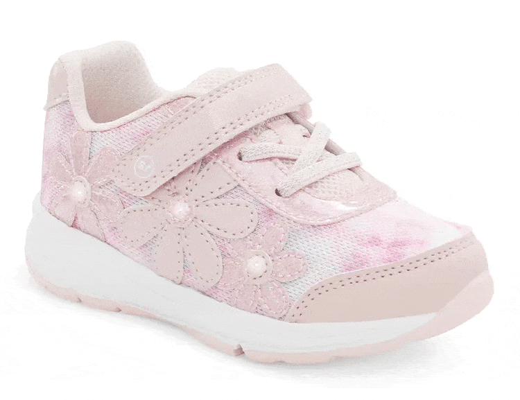 Stride Rite Sneaker 11 Big Kids Stride Rite Lighted Glimmer Blush