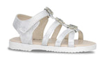 Taxi Taxi Toddlers Flower Sandals Silver